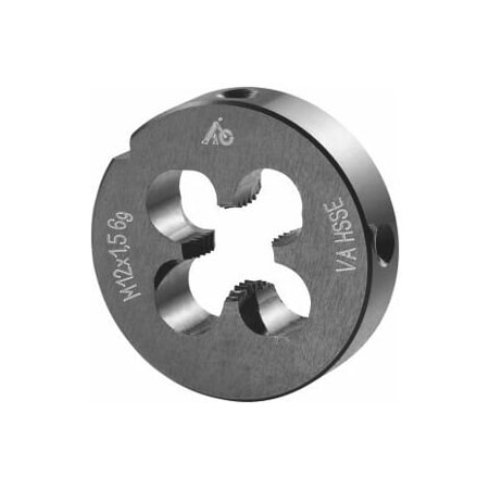 Holex M12X1.5 HSS-E Round Die, Closed/Pre-Slit Form 141075 12X1,5